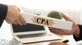 Cpa Royalty Free Stock Photo