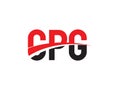 CPG Letter Initial Logo Design Vector Illustration Royalty Free Stock Photo