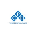 CPH letter logo design on white background. CPH creative initials letter logo concept. CPH letter design Royalty Free Stock Photo