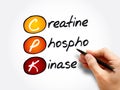 CPK - creatine phosphokinase acronym
