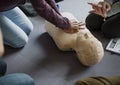 CPR first aid training class