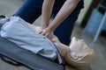 CPR. First aid training concept Royalty Free Stock Photo