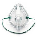 CPR mask on white background Royalty Free Stock Photo