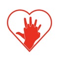 Cpr vector icon Royalty Free Stock Photo