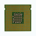 CPU Central Processing Unit of computer Royalty Free Stock Photo