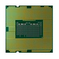 CPU or Central processing unit microchip and clipping path Royalty Free Stock Photo