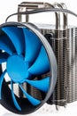 CPU cooler isolated on a white background Royalty Free Stock Photo