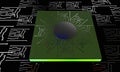 Cpu core of background, 3d render Royalty Free Stock Photo