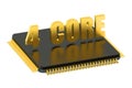 CPU 4 core chip for smatphone and tablet