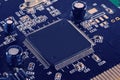 CPU Electronic Circuit Royalty Free Stock Photo