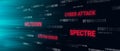 CPU exploit visualization Royalty Free Stock Photo