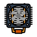 CPU Fan Icon Royalty Free Stock Photo