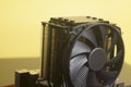 CPU fan processor cooler Royalty Free Stock Photo