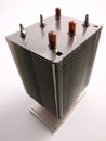 CPU Heat Sink top view Royalty Free Stock Photo