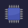 CPU Icon. Vector Royalty Free Stock Photo
