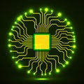 Cpu. Microprocessor. Microchip