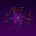 Cpu. Microprocessor. Microchip