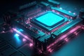 Cpu modern motherboard. Generate Ai