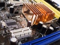 CPU Motherboard Royalty Free Stock Photo