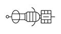 CPU Processor Circuit Icon, Computer Hardware Technology, vector design Generative AI Royalty Free Stock Photo