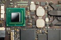 Cpu processor of an laptop Royalty Free Stock Photo