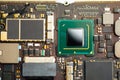Cpu processor of an laptop Royalty Free Stock Photo
