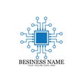 CPU processor line vector icon for websites and mobile flat design ,mini cpu icon flat style,mobile cpu vector,phone cpu Royalty Free Stock Photo