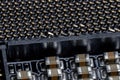 CPU socket pins Royalty Free Stock Photo