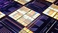 CPU wafer technology,Multiple central processing units,sci-fi future,Wafer Manufacturing Process