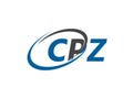 CPZ letter creative modern elegant logo design Royalty Free Stock Photo