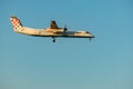 9A-CQC Croatia Airlines De Havilland Canada Dash 8-400 airplane in Zurich in Switzerland