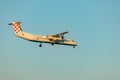 9A-CQC Croatia Airlines De Havilland Canada Dash 8-400 airplane in Zurich in Switzerland