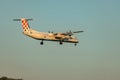 9A-CQC Croatia Airlines De Havilland Canada Dash 8-400 airplane in Zurich in Switzerland