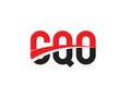 CQO Letter Initial Logo Design Vector Illustration Royalty Free Stock Photo