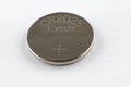 A CR2025 button cell lithium battery Royalty Free Stock Photo