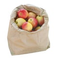 Crab Apples in a Brown Paper Bag Royalty Free Stock Photo