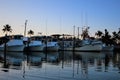 Crab fishing fleet at the dock in Goodland Florida