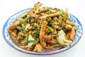 Crab fried with thai chilli paste