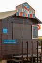 The Crab Hut, wooden shed selling fresh shellfish Royalty Free Stock Photo