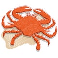 Crab vector