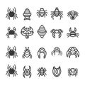 Crab and Insect Icons