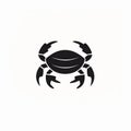 Graphic Design-inspired Crab Icon With Tribal Abstraction