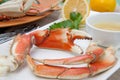 Crab Legs Appetizer Royalty Free Stock Photo