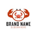 Crab letter o logo icon