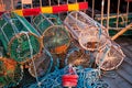 Crab and lobster pots Royalty Free Stock Photo