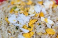 Crab meat fried rice at Thai street food market Royalty Free Stock Photo