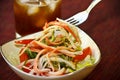 Crab meat (kani) salad