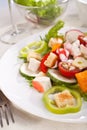 Crab meat salad Royalty Free Stock Photo