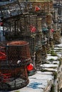 Crab Pots in Brixham harbour Royalty Free Stock Photo