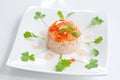 Crab & Prawn Mousse Royalty Free Stock Photo